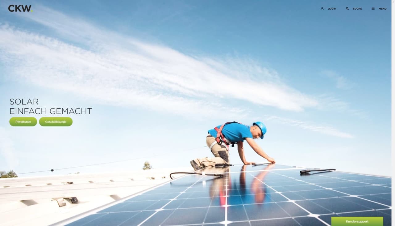 CKW.ch — platforma energetyczna, relaunch UX i CMS